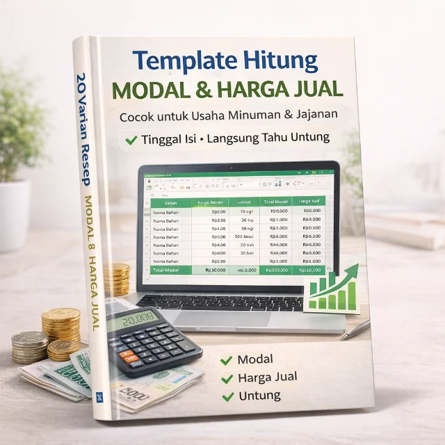 Template Hitung Modal & Harga Jual