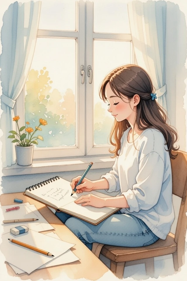 Contoh panduan visual Drawing from Zero