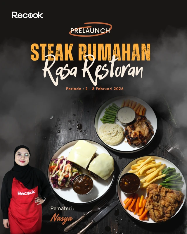 Kelas Steak Rumahan Rasa Restoran