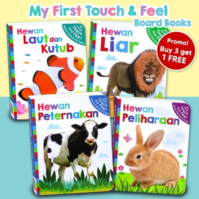 Paket 4 Buku First Touch And Feel