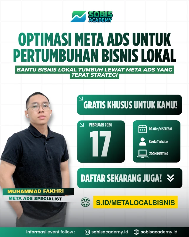 Webinar GRATIS - Optimasi Meta Ads untuk Pertumbuhan Bisnis Lokal