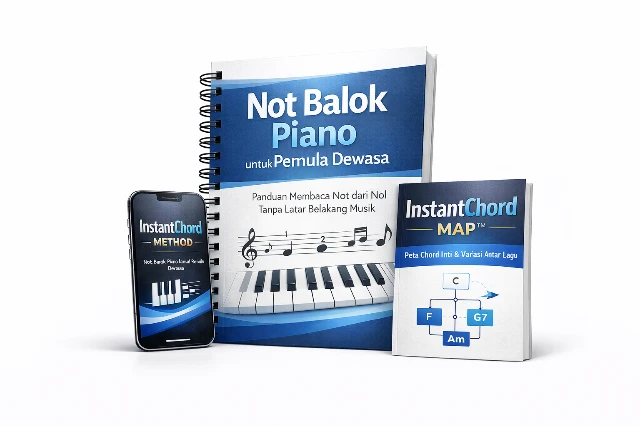 Buku Dasar Not Balok & Musical Notes untuk Pemula Dewasa  