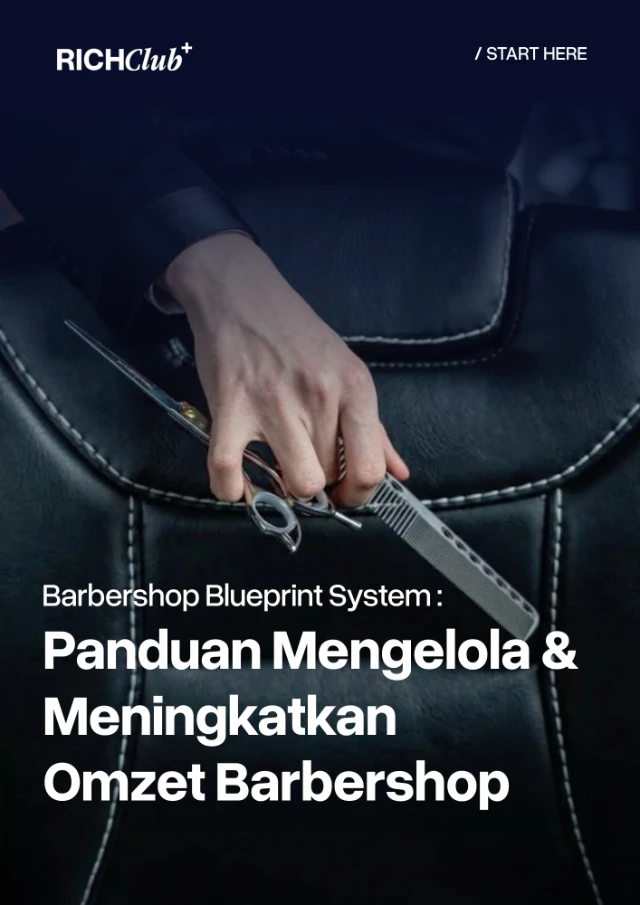 Produk Utama - Barbershop Blueprint System : Panduan Mengelola & Meningkatkan Omzet Barbershop 