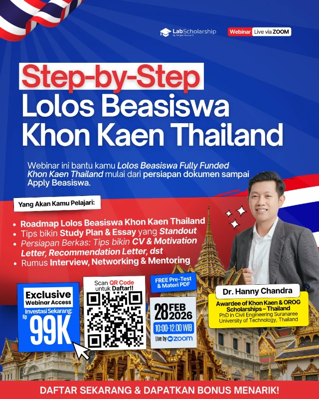 [Recording] Strategi Lolos Beasiswa Thailand
