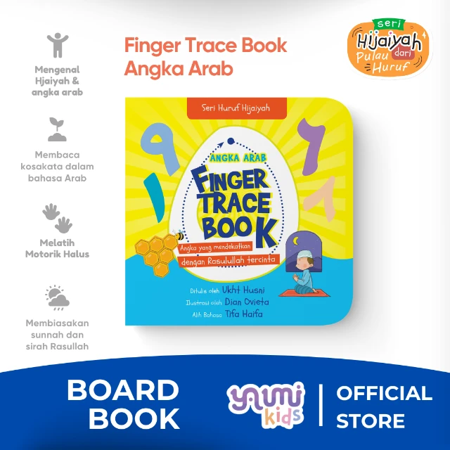 Seri Hijaiyah Finger Trace Book