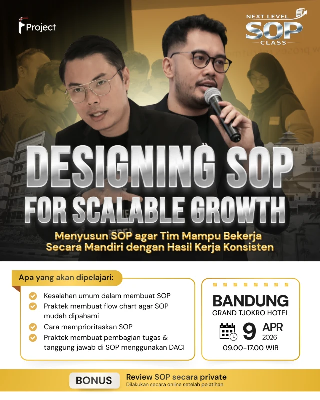 NEXT LEVEL SOP CLASS  (Bandung 9 April 2026)