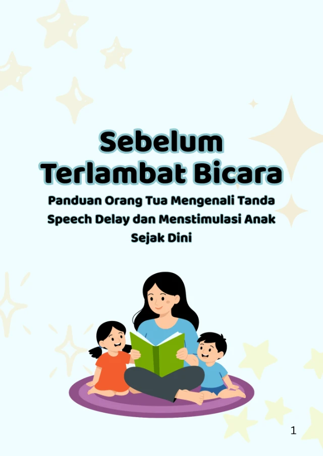 Ebook Sebelum Terlambat Bicara (STB)