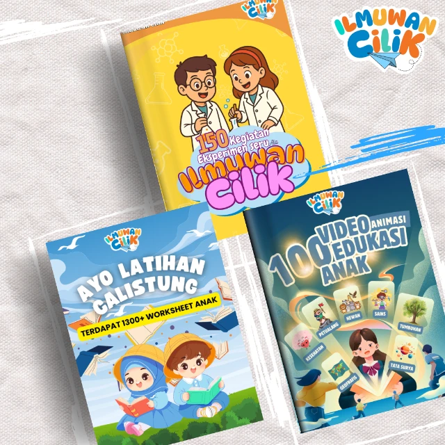 BEST SELLER: Paket Bundling E-book 150 Eksperimen dan 1.300++ Worksheet