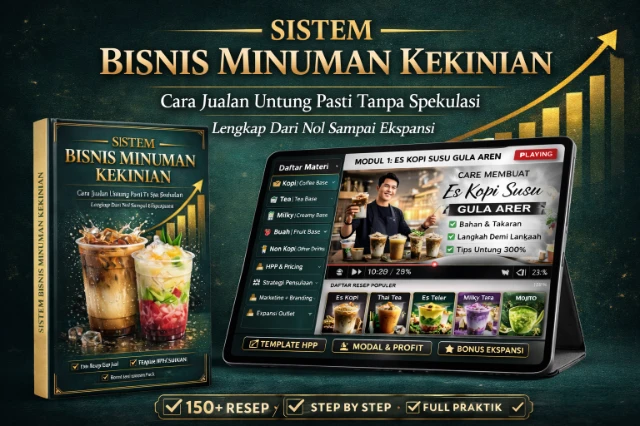 Masterclass Bisnis Minuman Kekinian - Sistem Lengkap