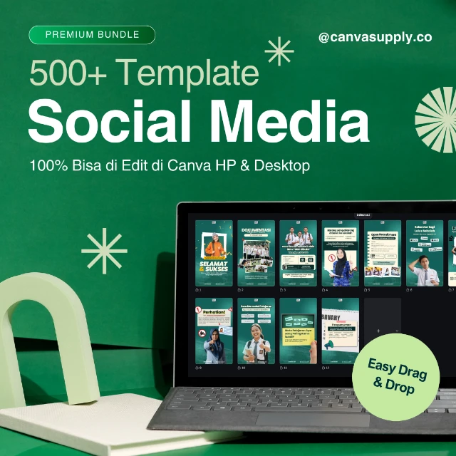 500+ Canva Template Social Media Bundle