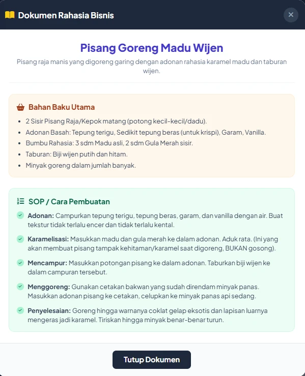 Dashboard Berkah BizKit Pro