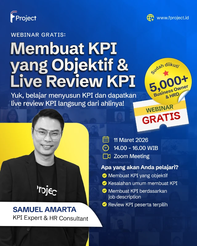 Free Webinar Membuat KPI yang Objektif & Live Review KPI | 11 Maret 2026