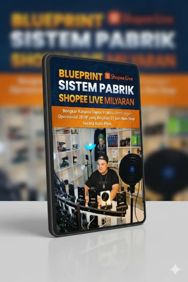 Blueprint Pabrik Shopee Live + Konsultasi Live Zoom Meeting
