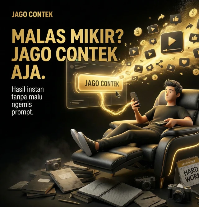 Ilustrasi Jago Contek