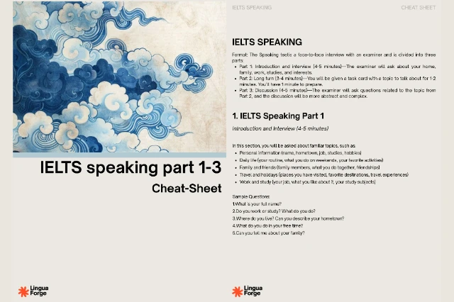Sneak Peek IELTS 1