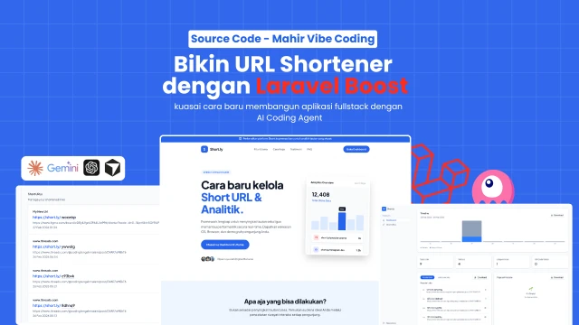 Source Code Bikin URL Shortener dengan Laravel Boost