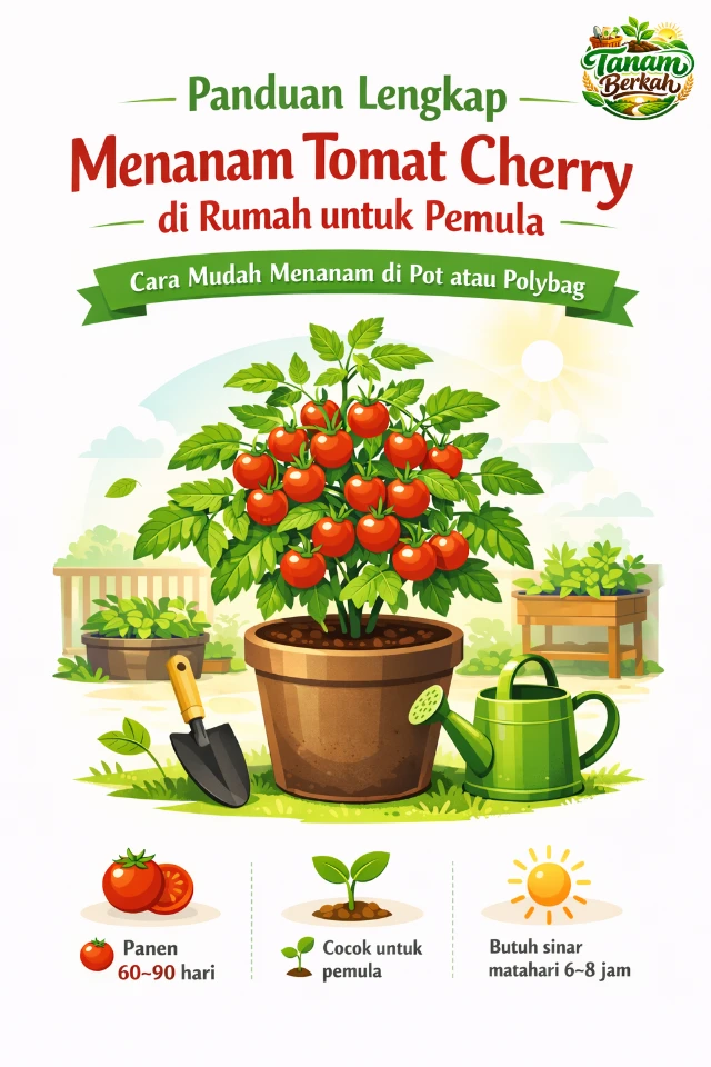 Cover E-Book Panduan Menanam Tomat