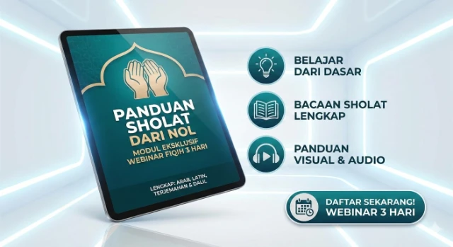 Rekaman Kelas Fiqh Sholat + E-Book Panduan Sholat dari Nol