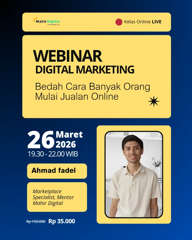 Webinar Mulai Jualan Online