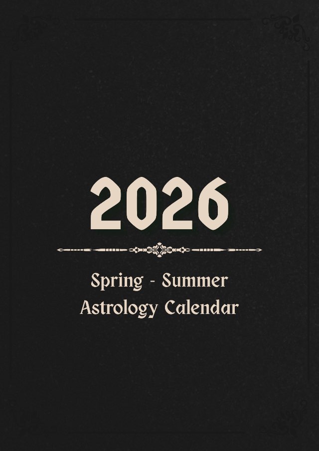 ASTROLOGY JOURNAL SPRING-SUMMER 2026