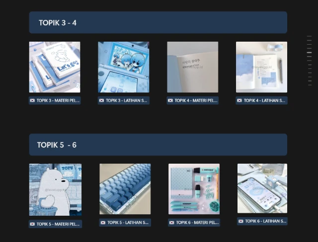 Korean Study Planner