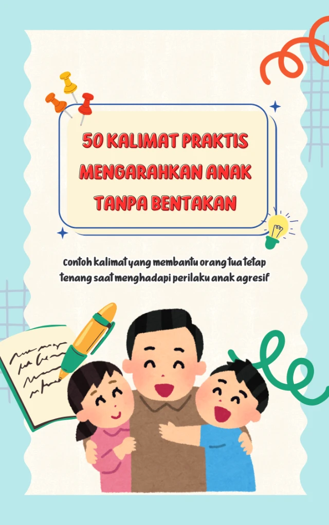 50 Kalimat Praktis Mengarahkan Anak Tanpa Bentakan