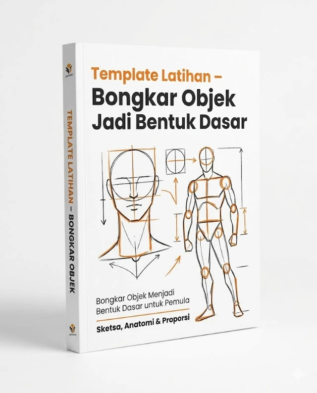Bonus 1 Template Latihan Bongkar Objek Jadi Bentuk Dasar