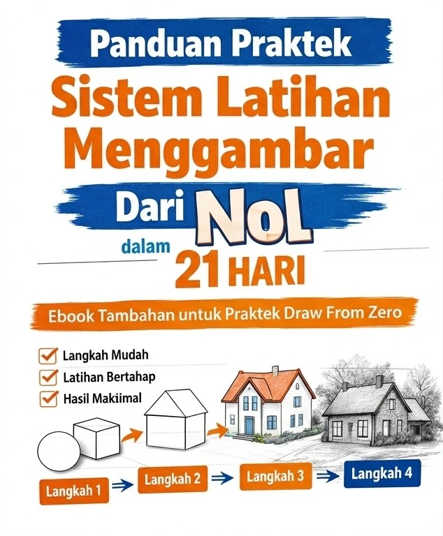 Panduan Praktek Sistem Latihan Menggambar Dari Nol Dalam 21 Hari