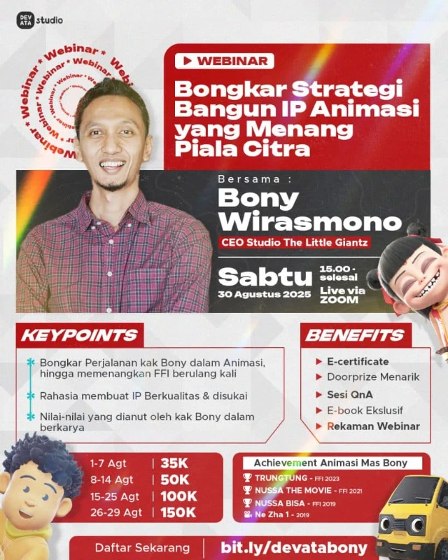 Rekaman Webinar & E-Book Bony Wirasmono