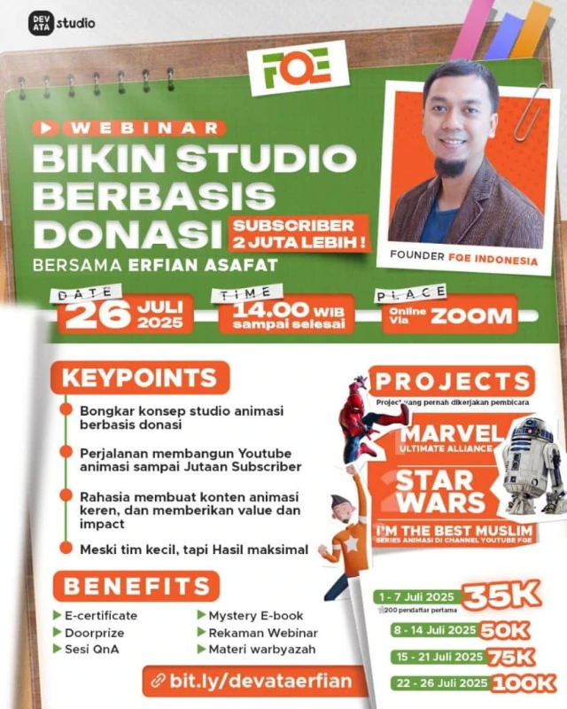 Rekaman Webinar & E-Book Erfian Asafat