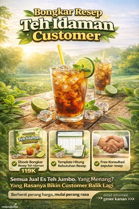 Ebook - Resep Teh Idaman Customer