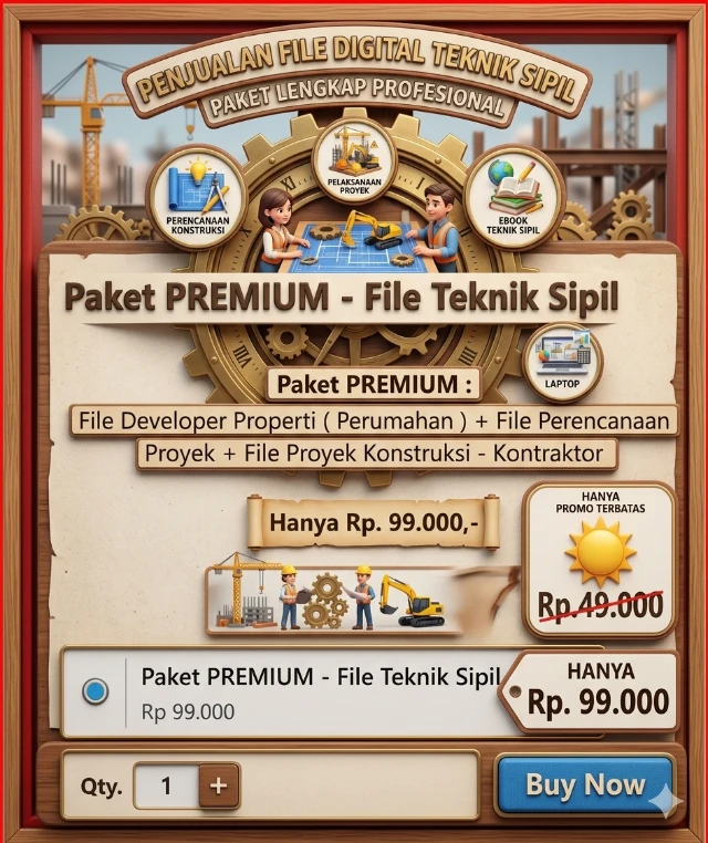 Paket PREMIUM A - File Teknik Sipil