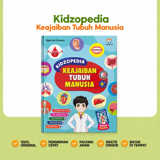 Buku KIDZOPEDIA Keajaiban Tubuh Manusia