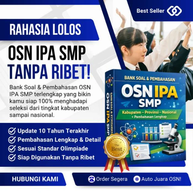 Bank Soal & Pembahasan OSN IPA SMP + Pembahasan