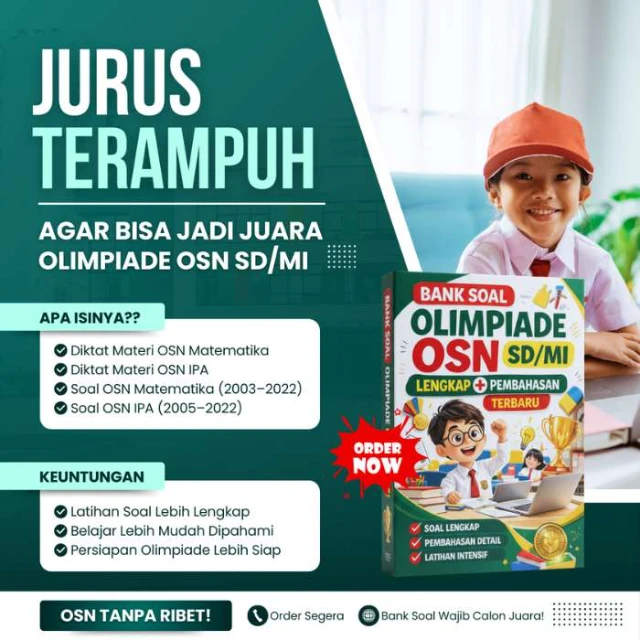 Bank Soal Olimpiade OSN SD/MI Lengkap + Pembahasan