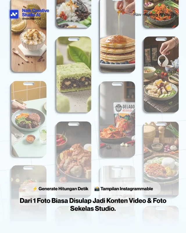 Contoh hasil NaikPhoto Food Studio