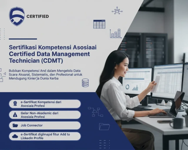 Sertifikasi Kompetensi/Profesi Asosiasi | Certified Data Management Technicion (CDMT)