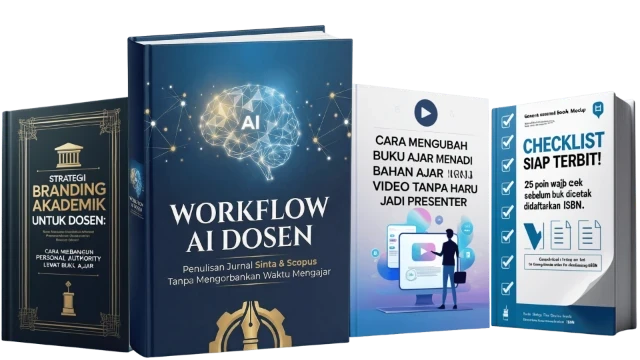Ebook Workflow AI Dosen : Penulisan Jurnal Sinta & Scopus Tanpa Mengorbankan Waktu Mengajar