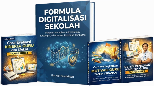 Ebook Formula Digitalisasi Sekolah: Panduan Merapikan Administrasi, Keuangan, & Persiapan Akreditasi Paripurna