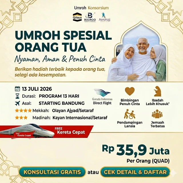 UMROTA: Umroh Aman dan Nyaman untuk Orangtua Tercinta