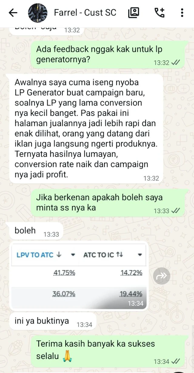 Testimoni Farrel