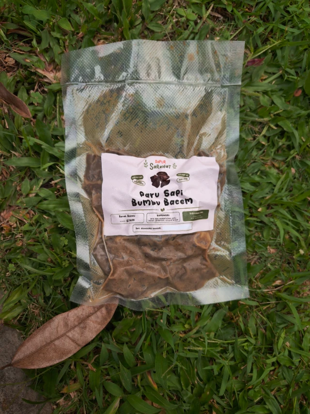 Paru Sapi Bumbu Bacem (200gr)