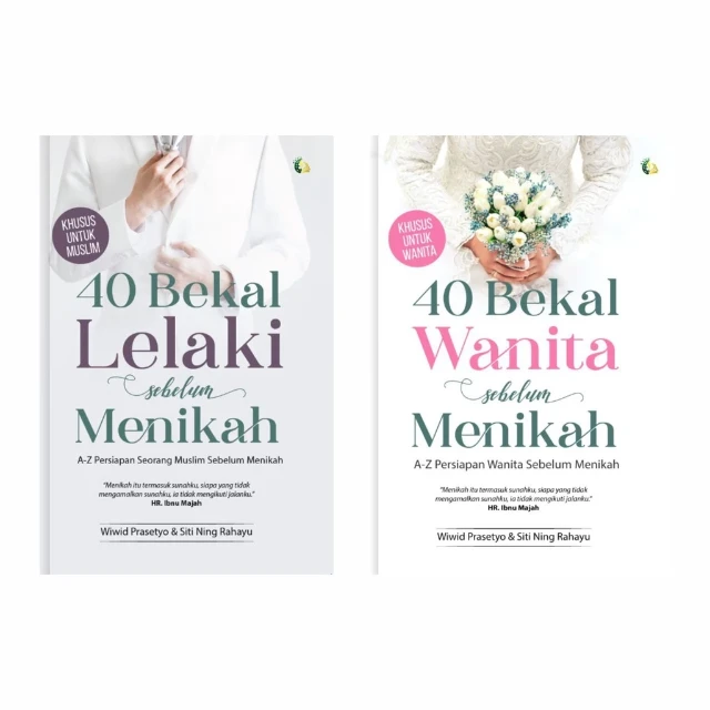 (2 BUKU)  40 Bekal Wanita & Lelaki Sebelum Menikah 