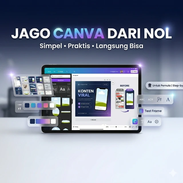 Jago Canva dari Nol — Simpel & Langsung Bisa