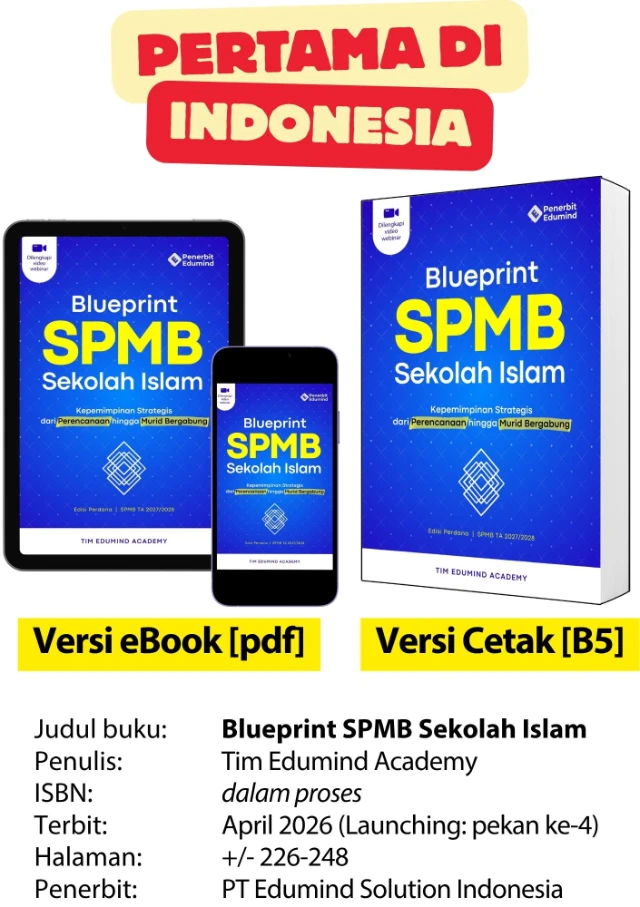 2 Versi; eBook & Cetak Buku "Blueprint SPMB Sekolah Islam" + 26 Macam Bonus