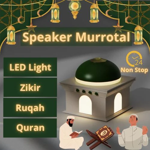 SPEAKER MUROTTAL AI QURAN BENTUK MASJID