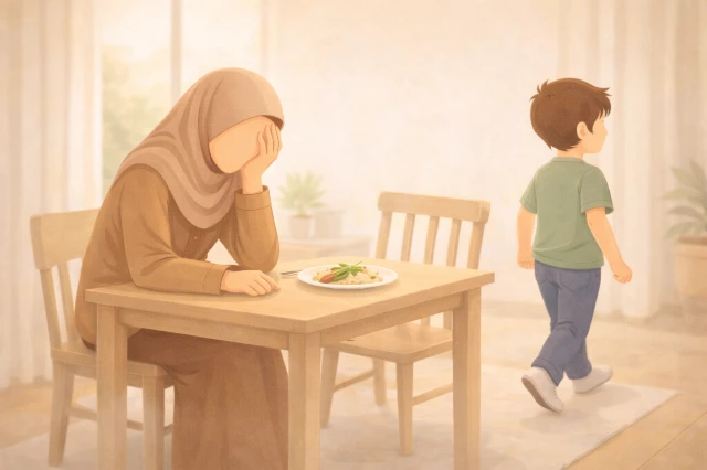 1775913387195-A mother's concern at the dinner table