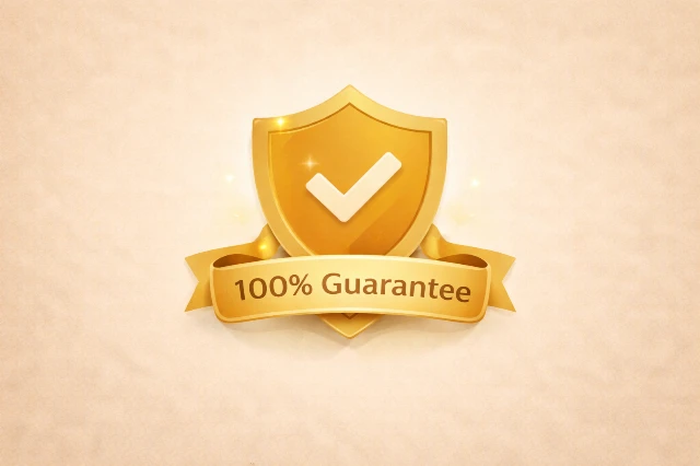 1775914040938-Golden badge with 100% guarantee