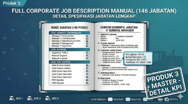 Job Description Organisasi IT (146 Posisi)