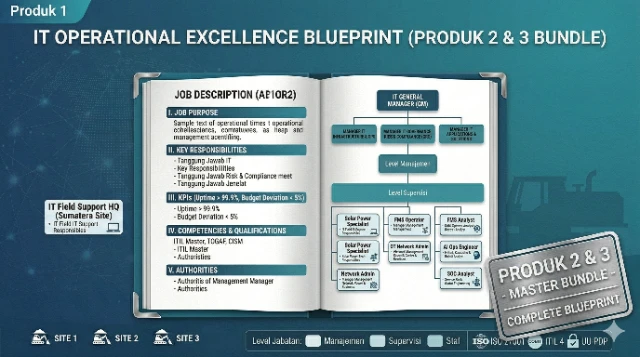 Struktur Organisasi IT dan Jobs Description 146 position Lengkap